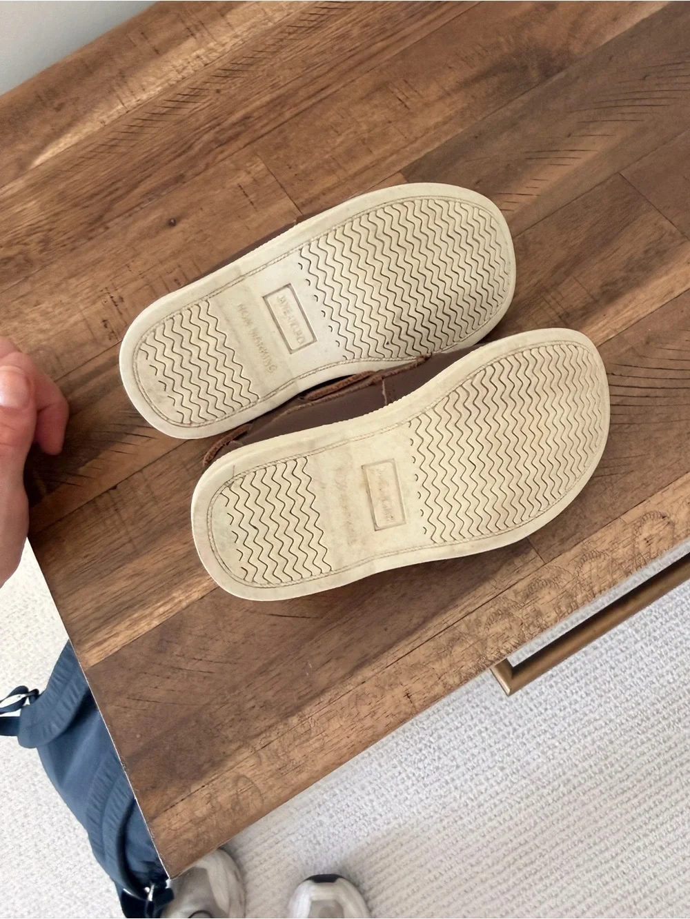Janie and Jack Brown Leather loafers